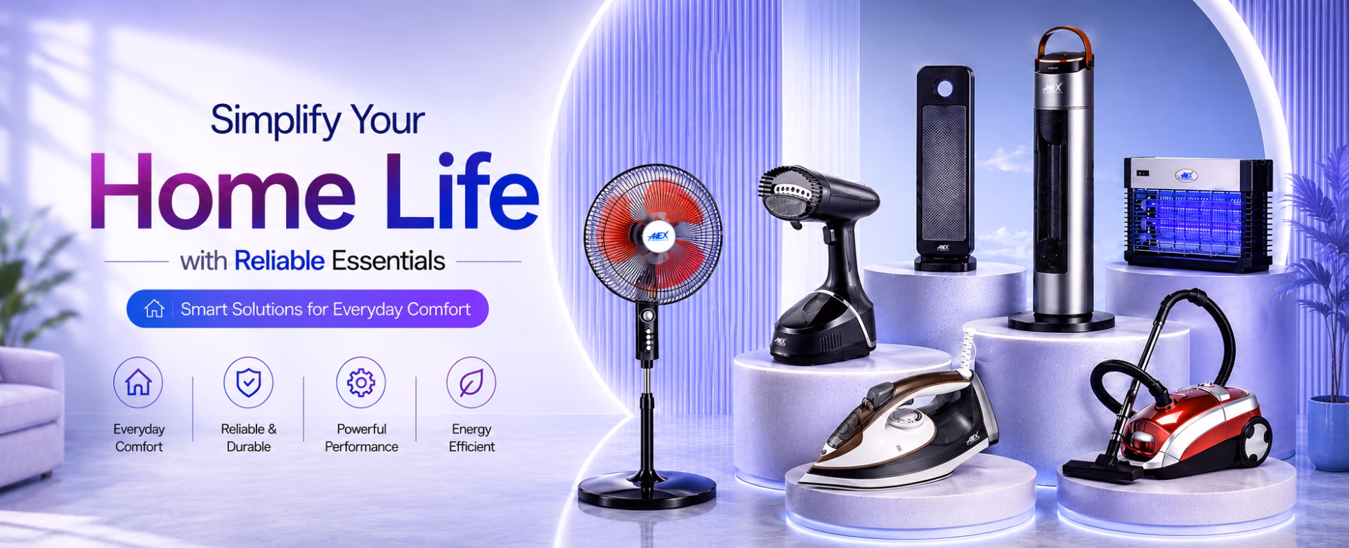 home appliances hero banner